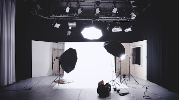 Sprzęt fotograficzny w studio
